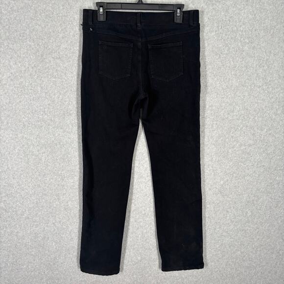 Betabrand Pants Women Medium Petite Black Jegging Ankle Straight Stretch Pull On - Picture 8 of 11